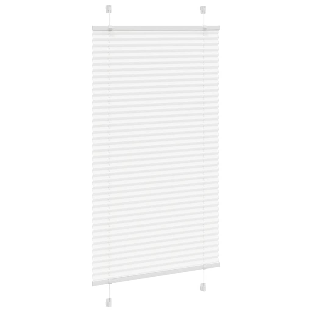 Tenda Plissettata Bianca 70x150 cm Larghezza Tessuto 69,4 cm