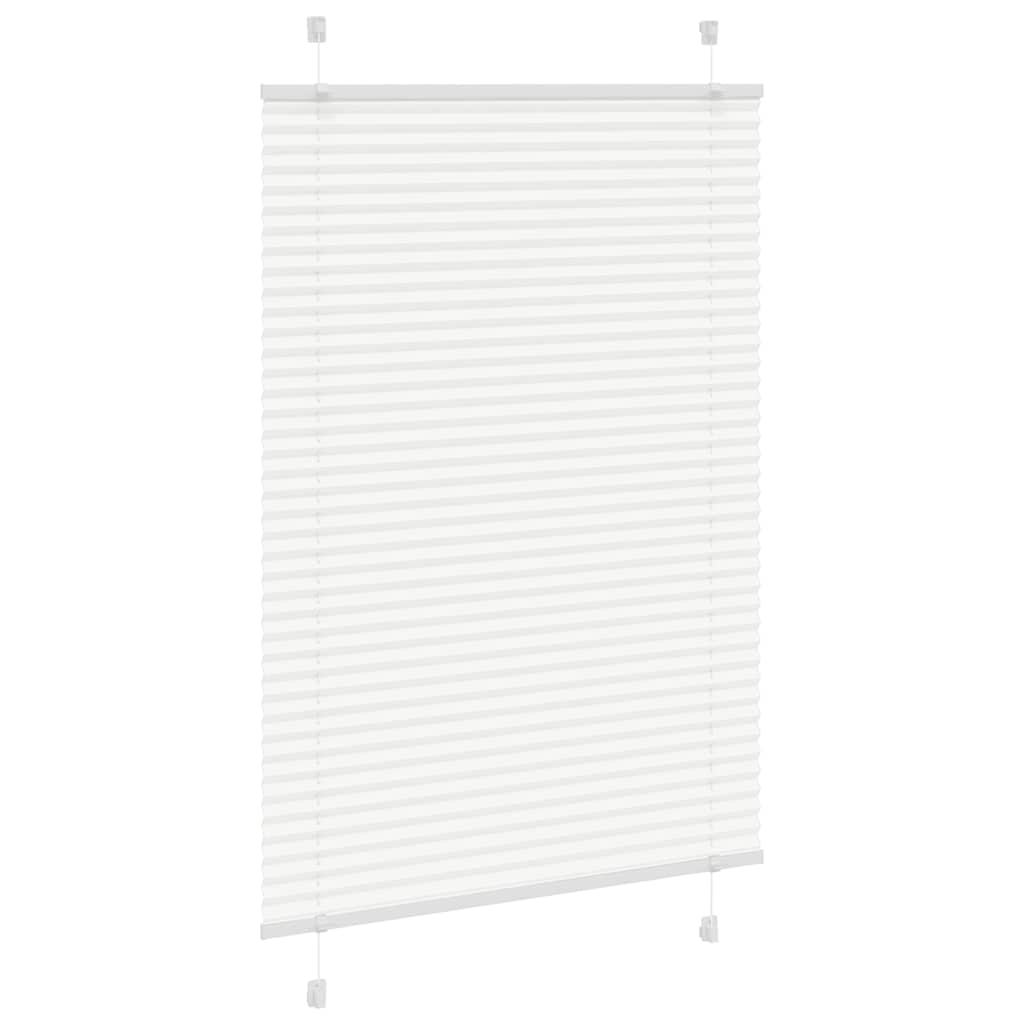 Tenda Plissettata Bianca 85x150 cm Larghezza Tessuto 84,4 cm