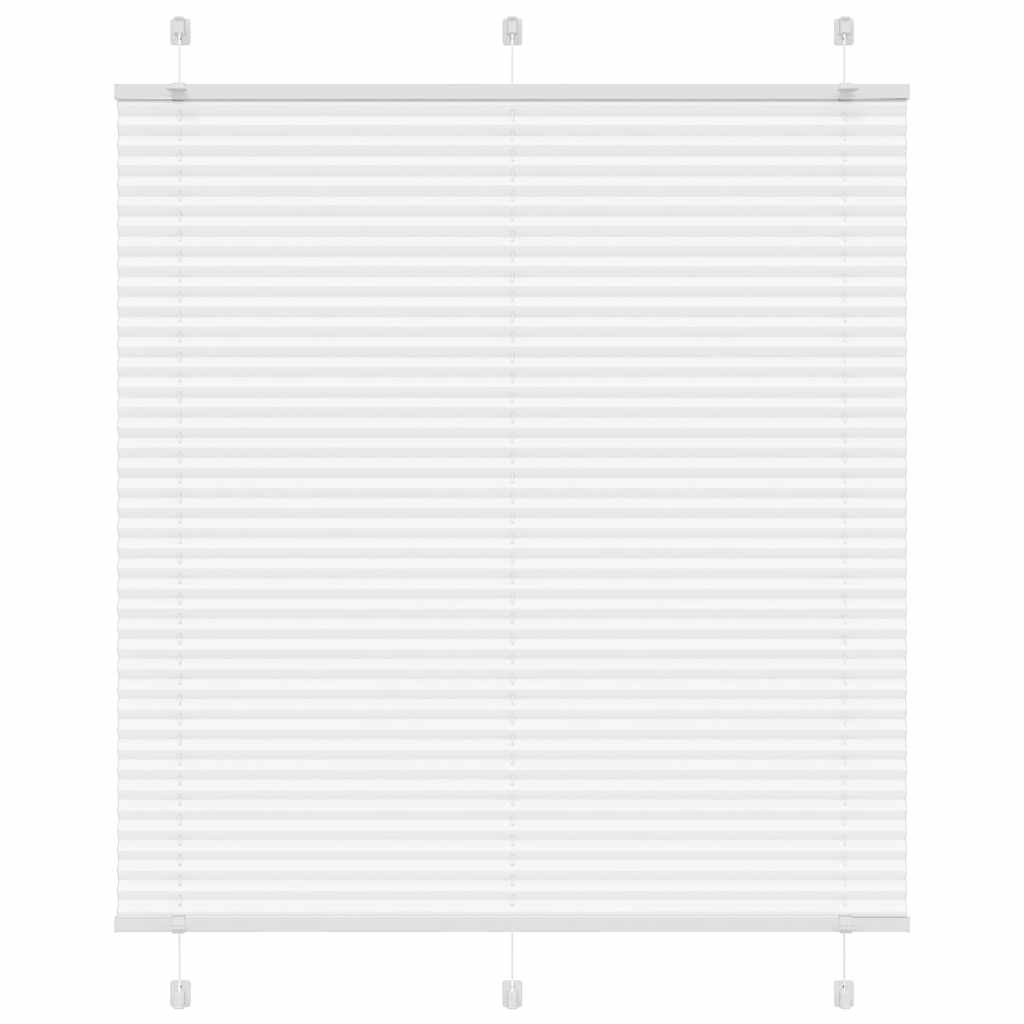 Tenda Plissettata Bianca 115x150 cm Larghezza Tessuto 114,4 cm