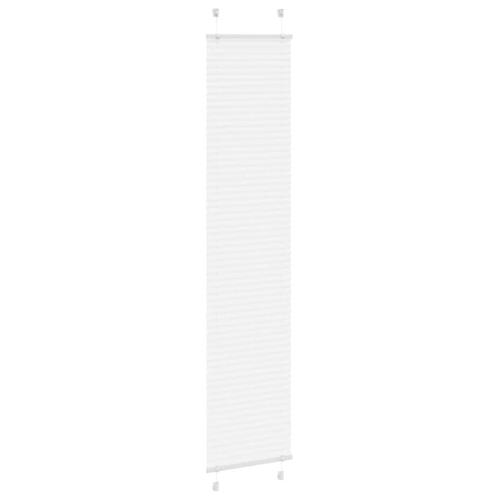 Tenda Plissettata Bianca 45x200 cm Larghezza Tessuto 44,4 cm