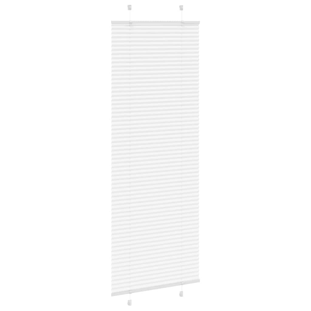 Tenda Plissettata Bianca 70x200 cm Larghezza Tessuto 69,4 cm