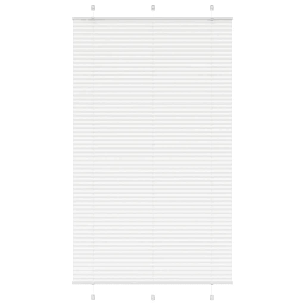 Tenda Plissettata Bianca 115x200 cm Larghezza Tessuto 114,4 cm