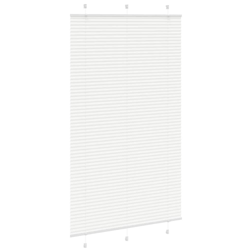 Tenda Plissettata Bianca 115x200 cm Larghezza Tessuto 114,4 cm