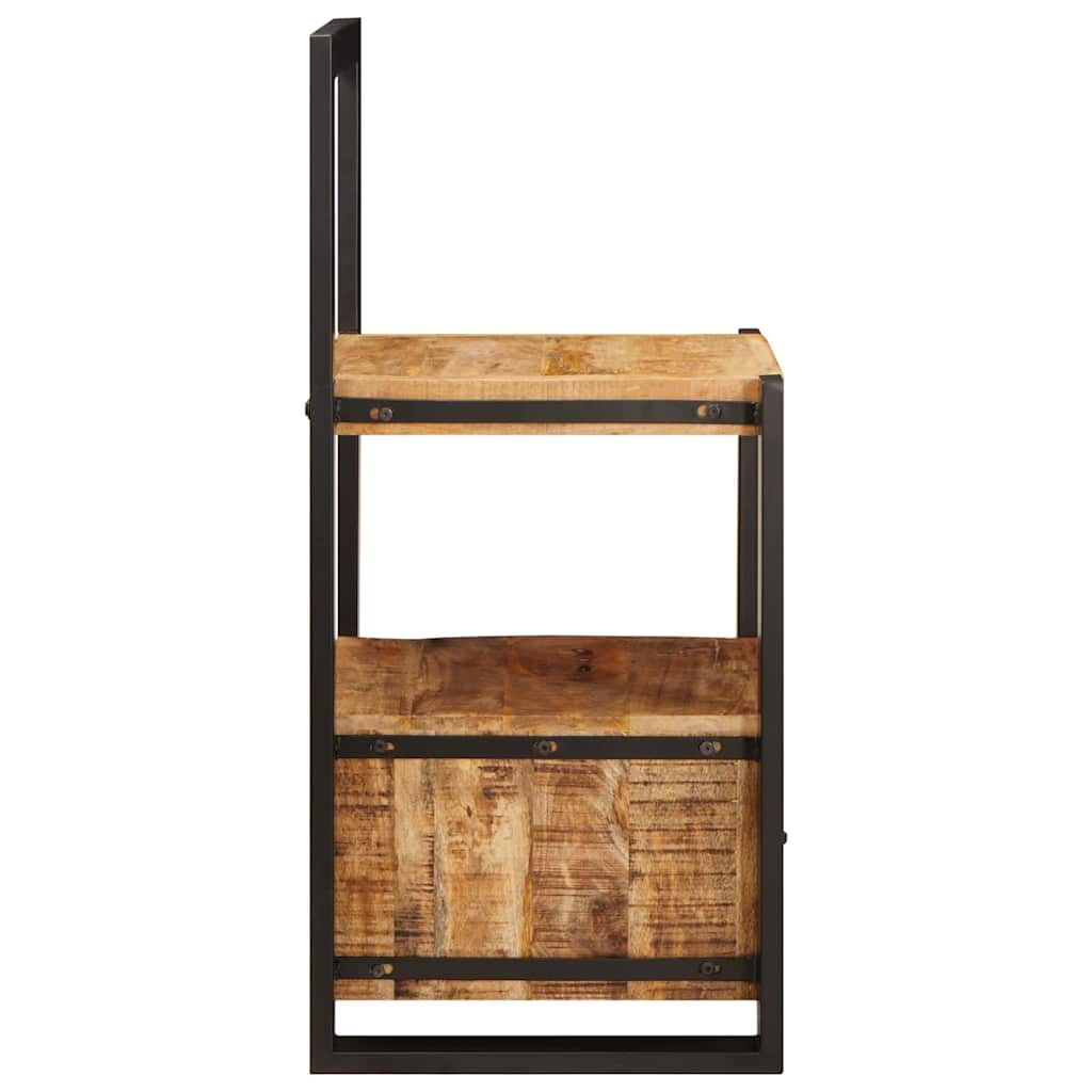 Appendiabiti Marrone 40 x 40 x 90 cm Legno di mango massello
