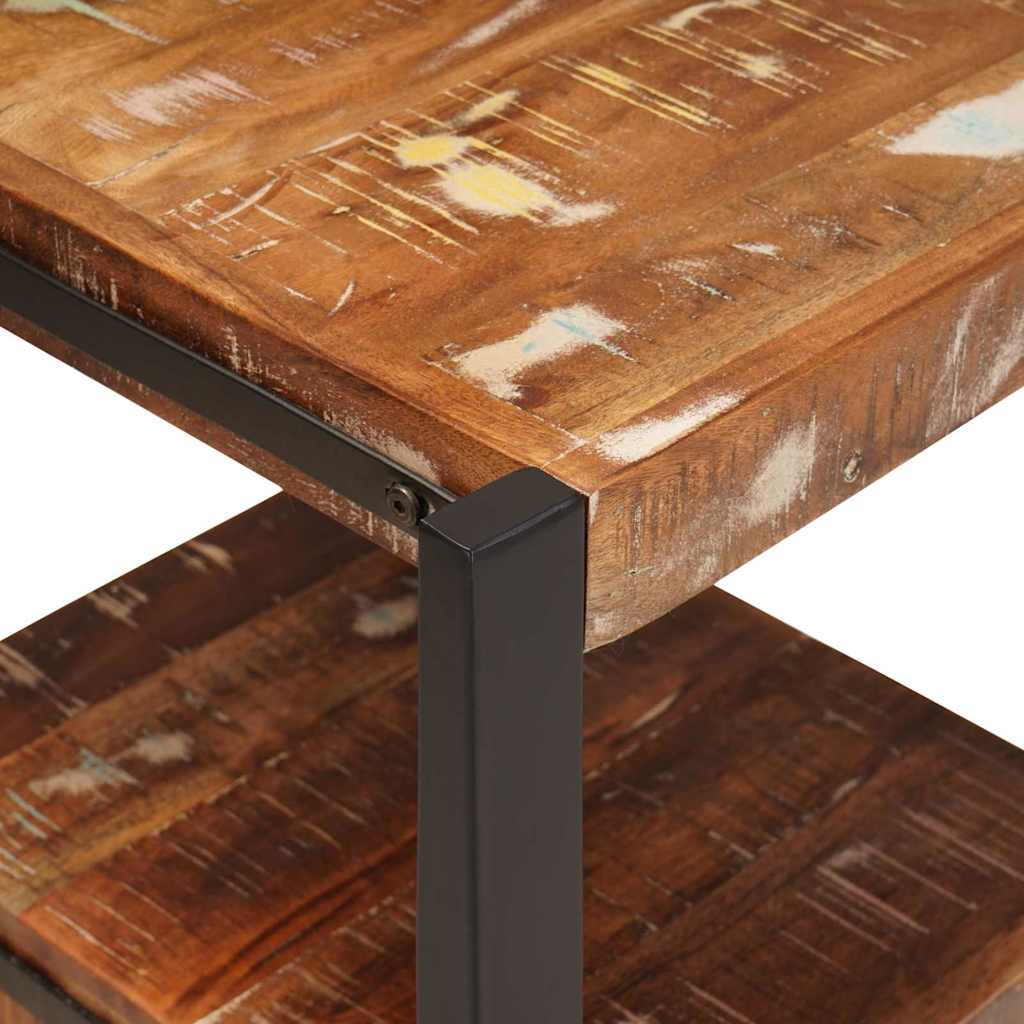 Appendiabiti con cassetto Multicolore Legno Recuperato Massello
