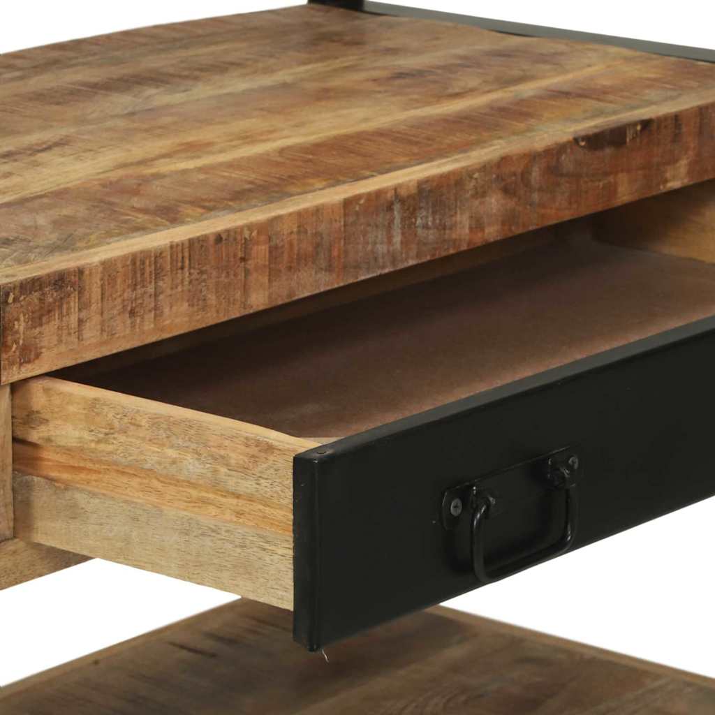 Scaffale da cucina Marrone e Nero 80 x 40 x 160 cm