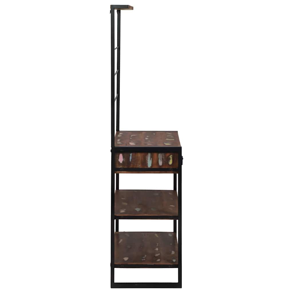 Scaffale da cucina Multicolore e nero 80 x 40 x 160 cm