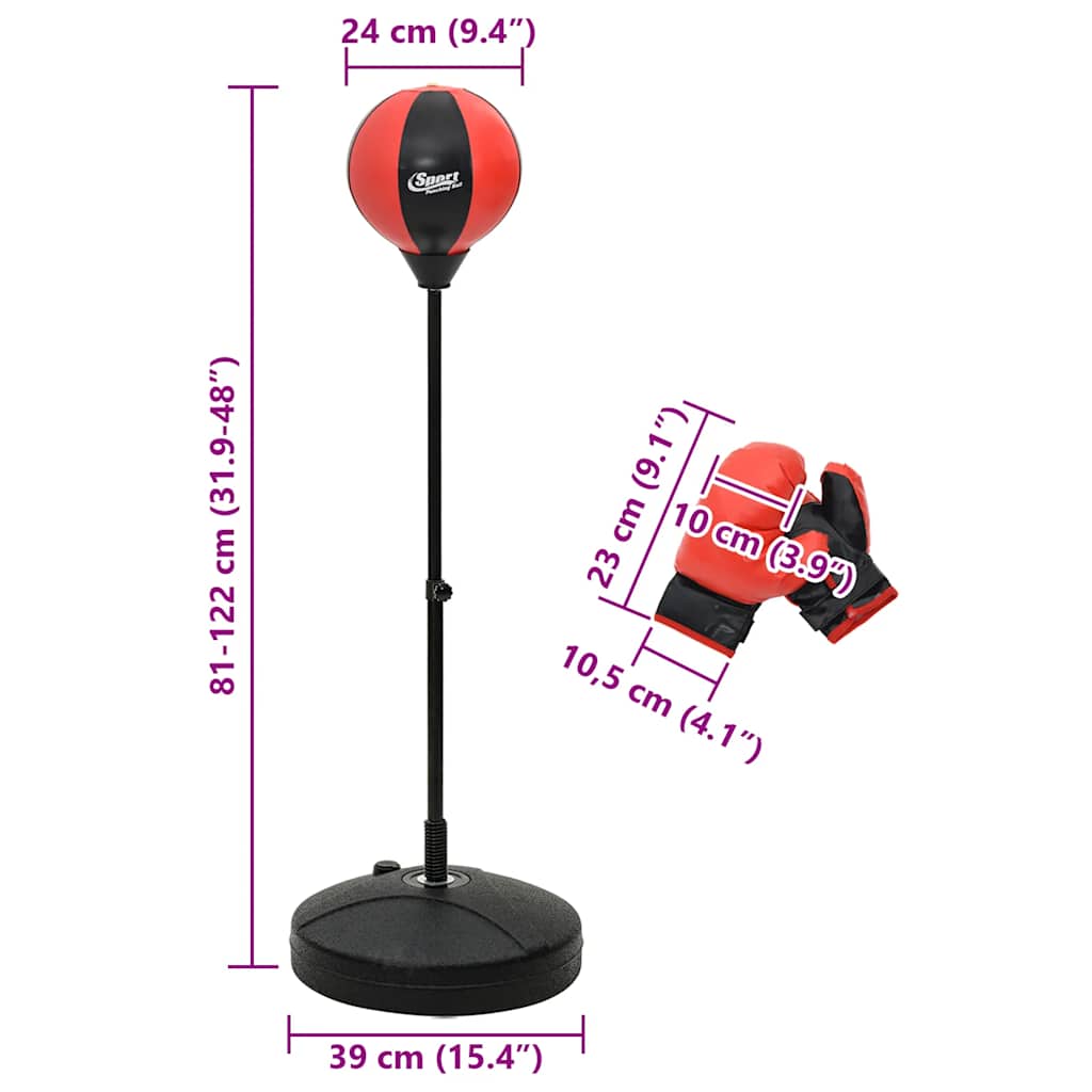 Set di Palline da Punzone con Guanti&Pompa Regolabile 81-122 cm
