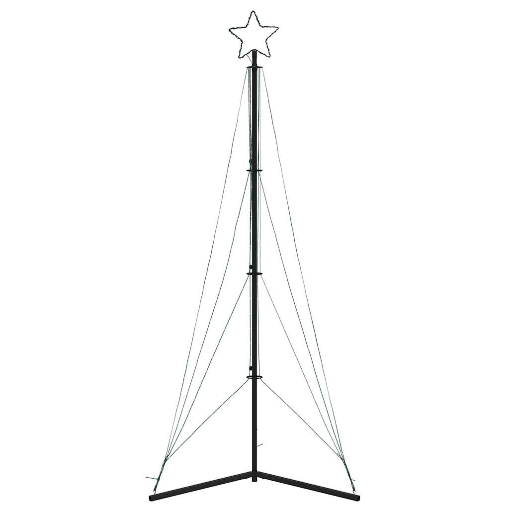 Albero di Natale a LED 483 LED Bianco Caldo 240 cm