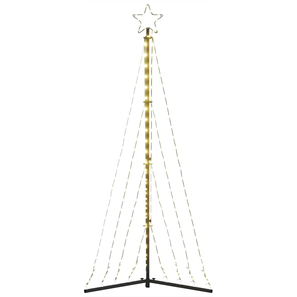 Albero di Natale a LED 339 LED Bianco Caldo 187 cm
