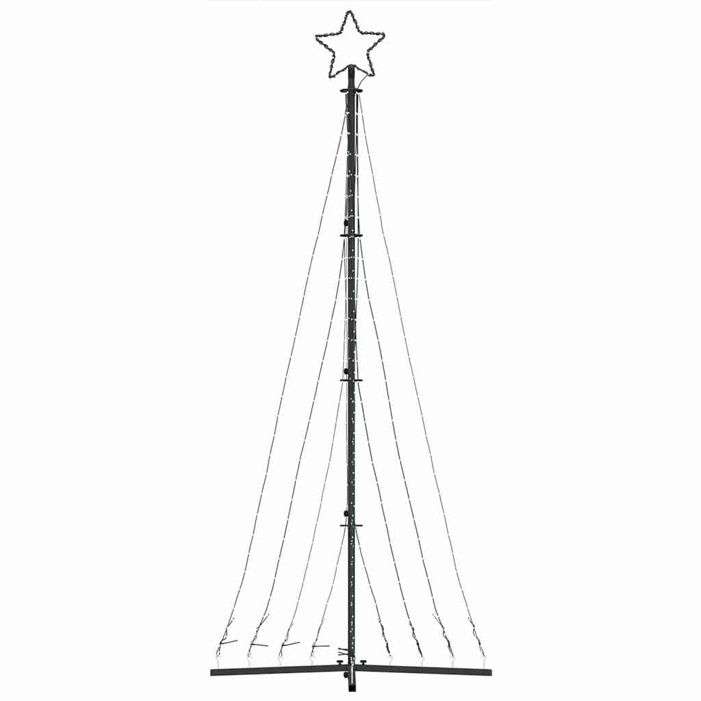 Albero di Natale a LED 447 LED Bianco Caldo 250 cm
