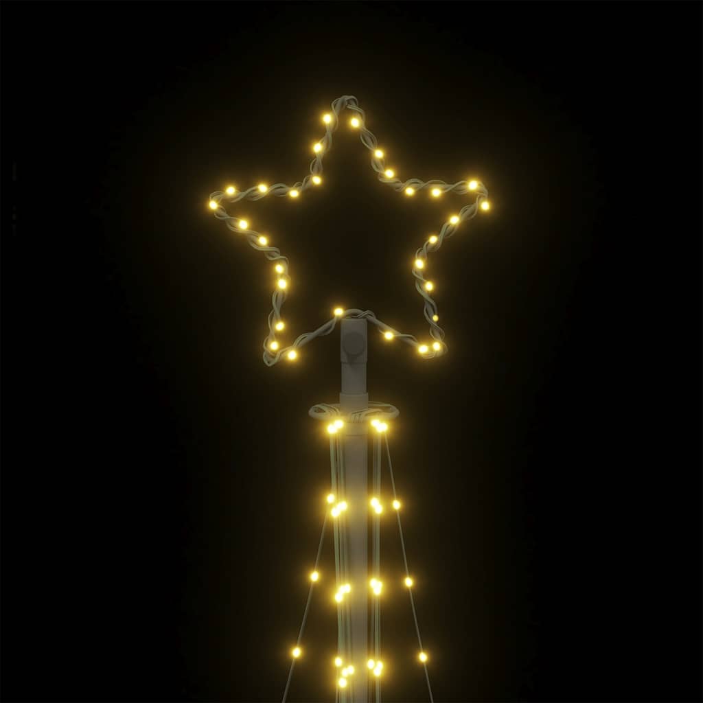 Albero di Natale a LED 447 LED Bianco Caldo 250 cm