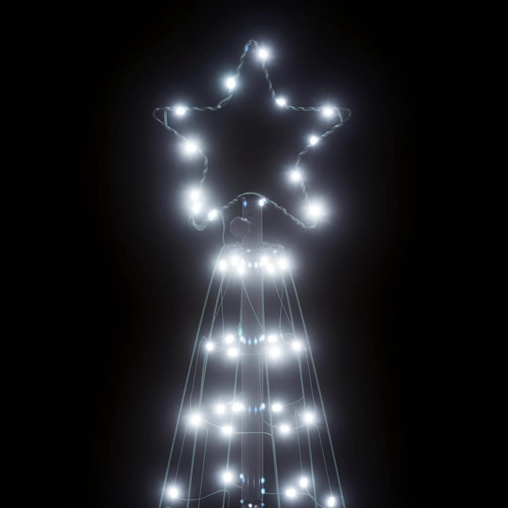 Albero di Natale a LED 200 LED Bianco Freddo 180 cm