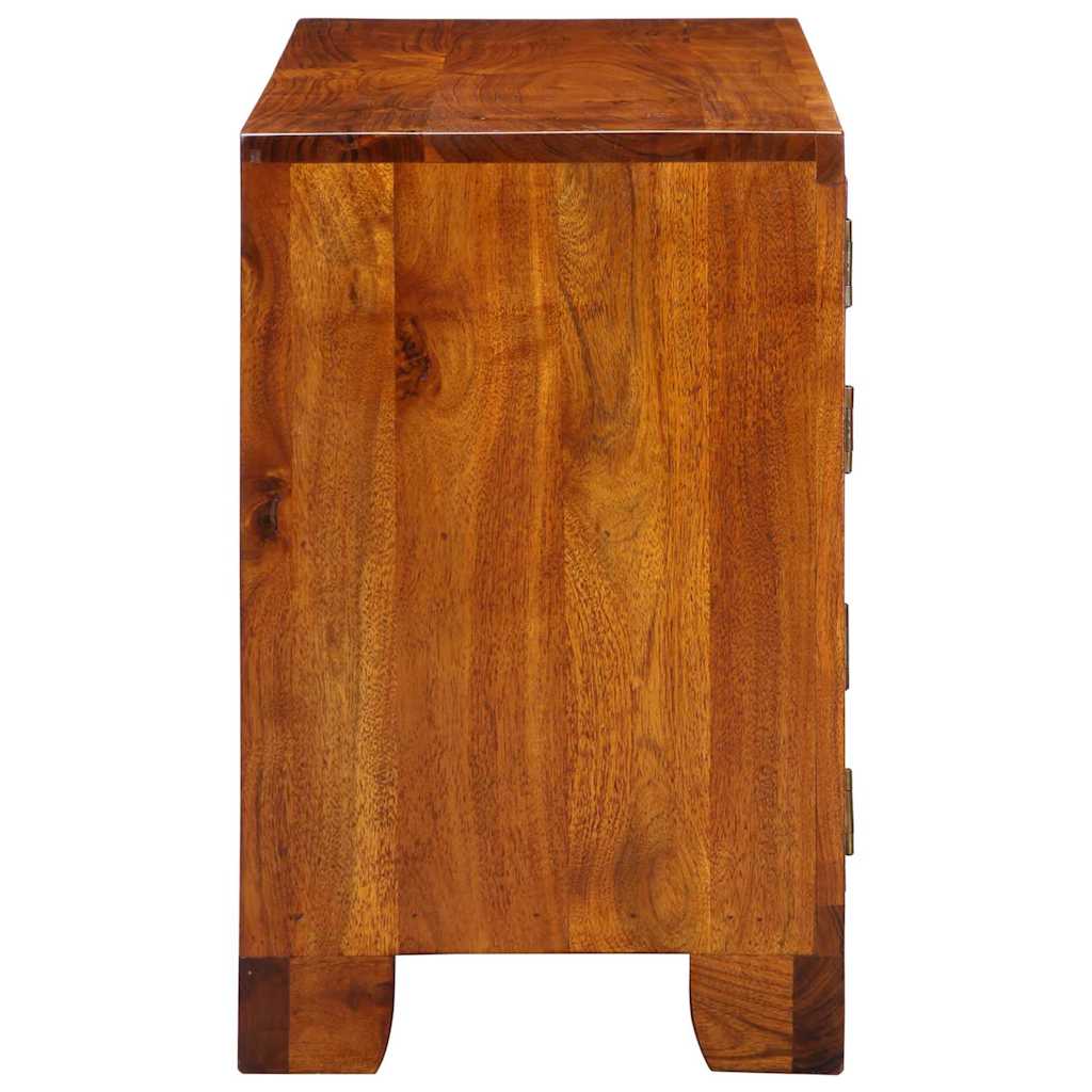 Mobile per scarpe 90 x 35 x 55 cm Legno di Acacia Massello