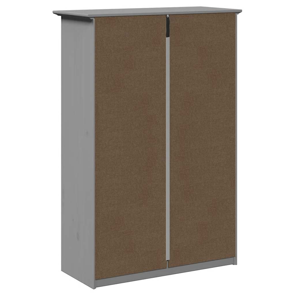 Scarpiera BODO Grigia 80x35x118 cm