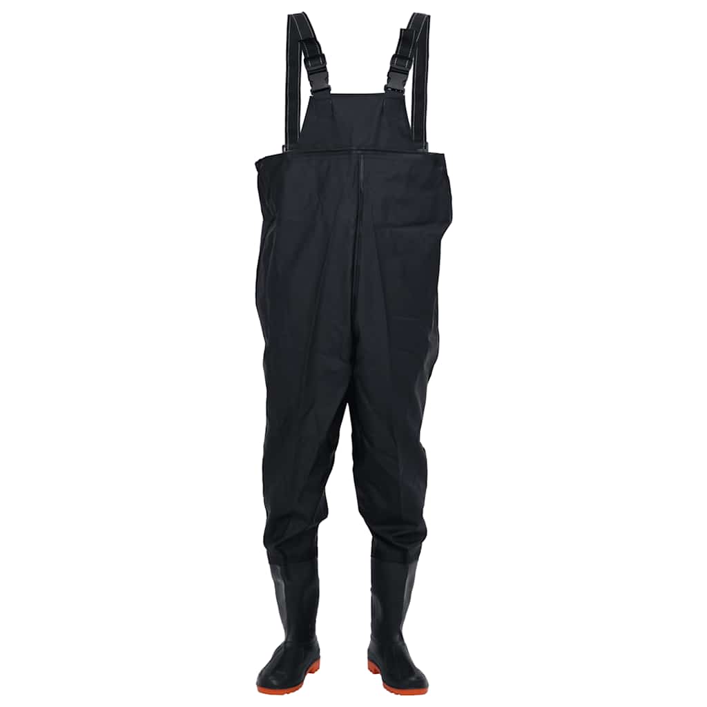 Wader da Pesca con Stivali Nero Taglia 45