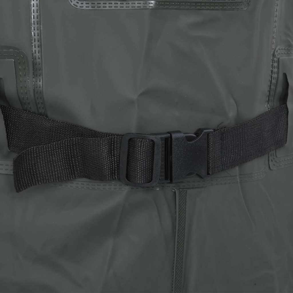 Wader con Stivali e Cintura Verde Scuro Taglia 46