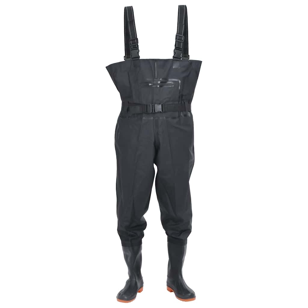 Wader con Stivali e Cintura Nero Taglia 41