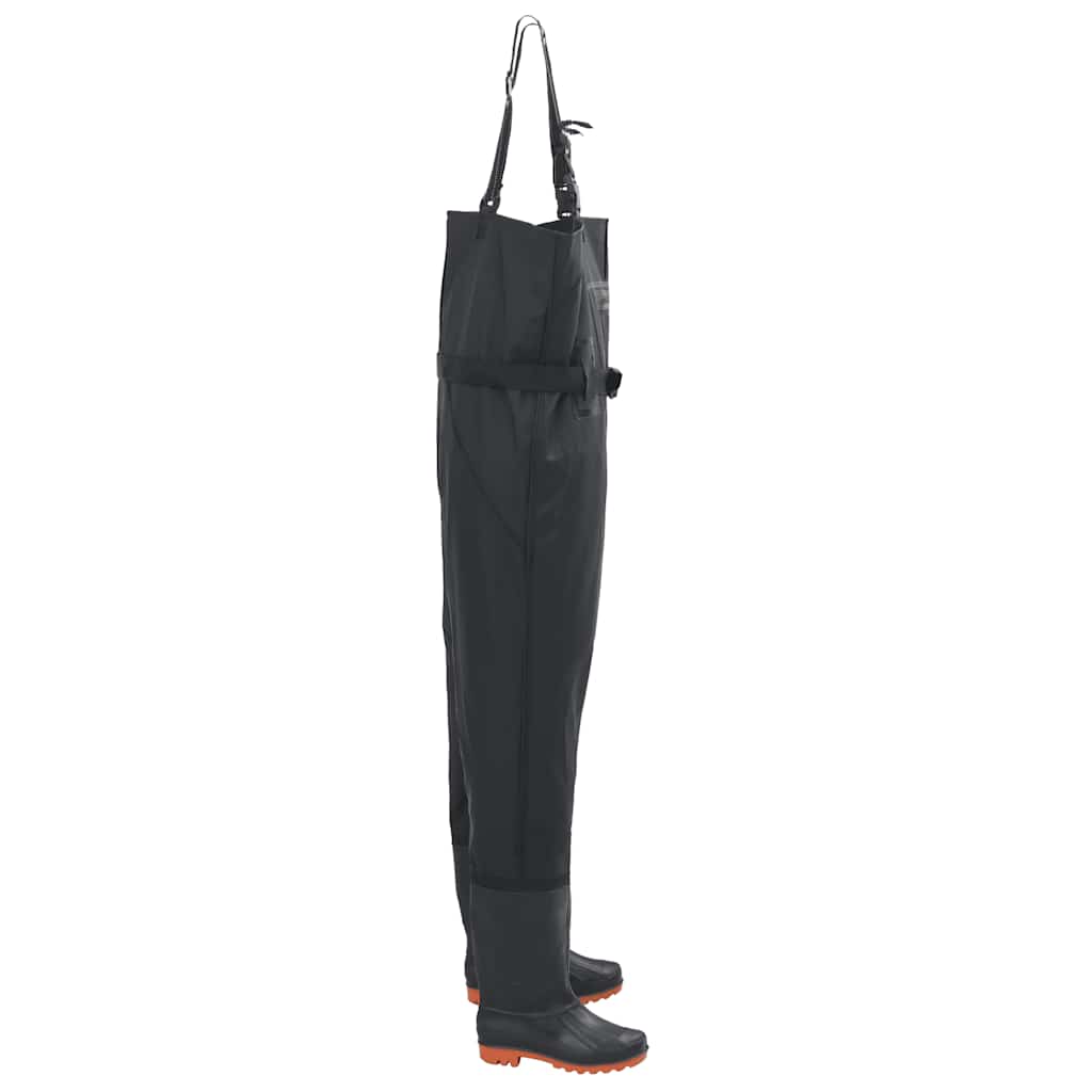 Wader con Stivali e Cintura Nero Taglia 41