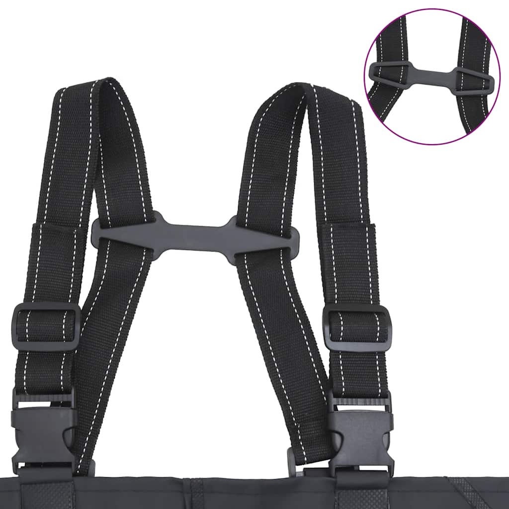Wader con Stivali e Cintura Nero Taglia 41