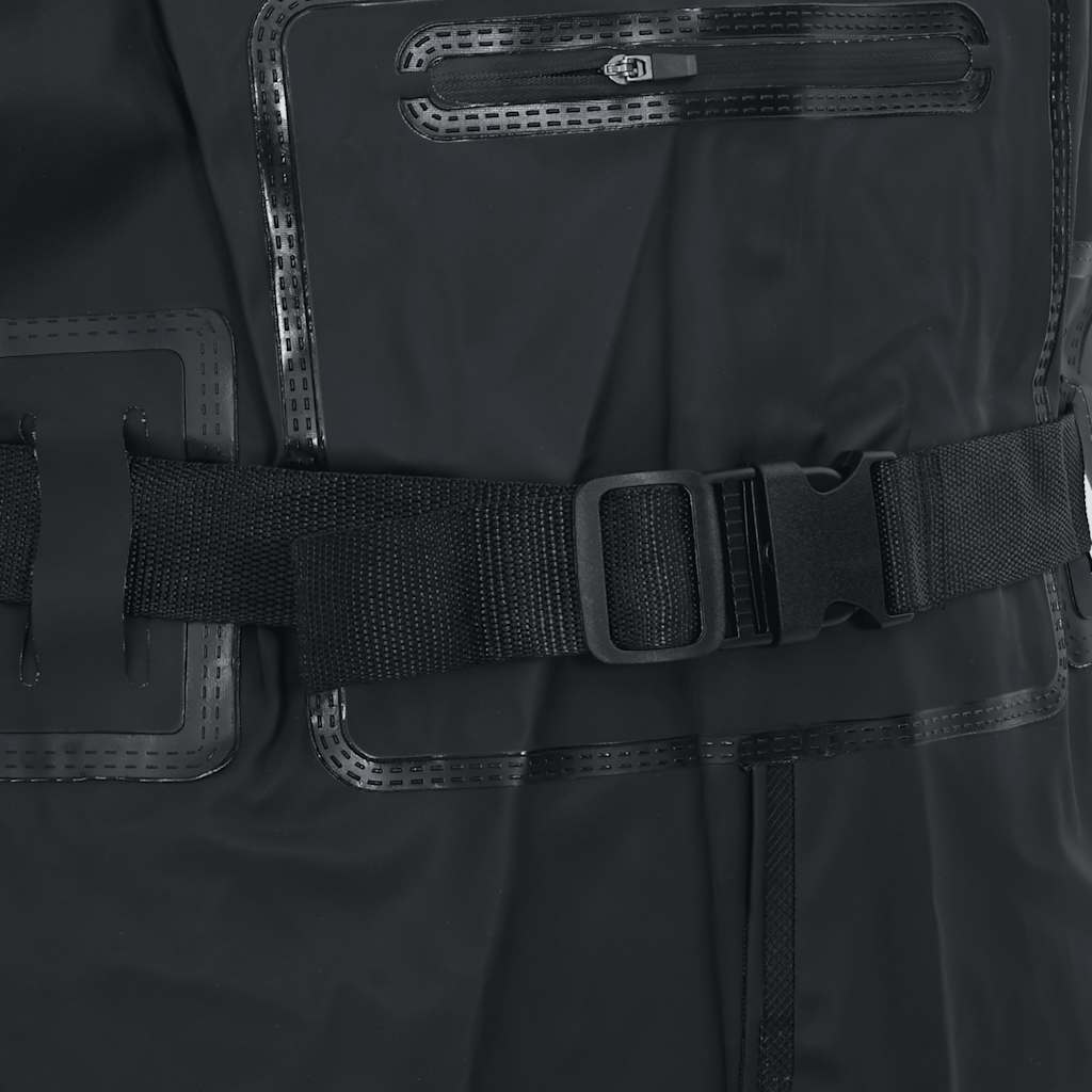 Wader con Stivali e Cintura Nero Taglia 43