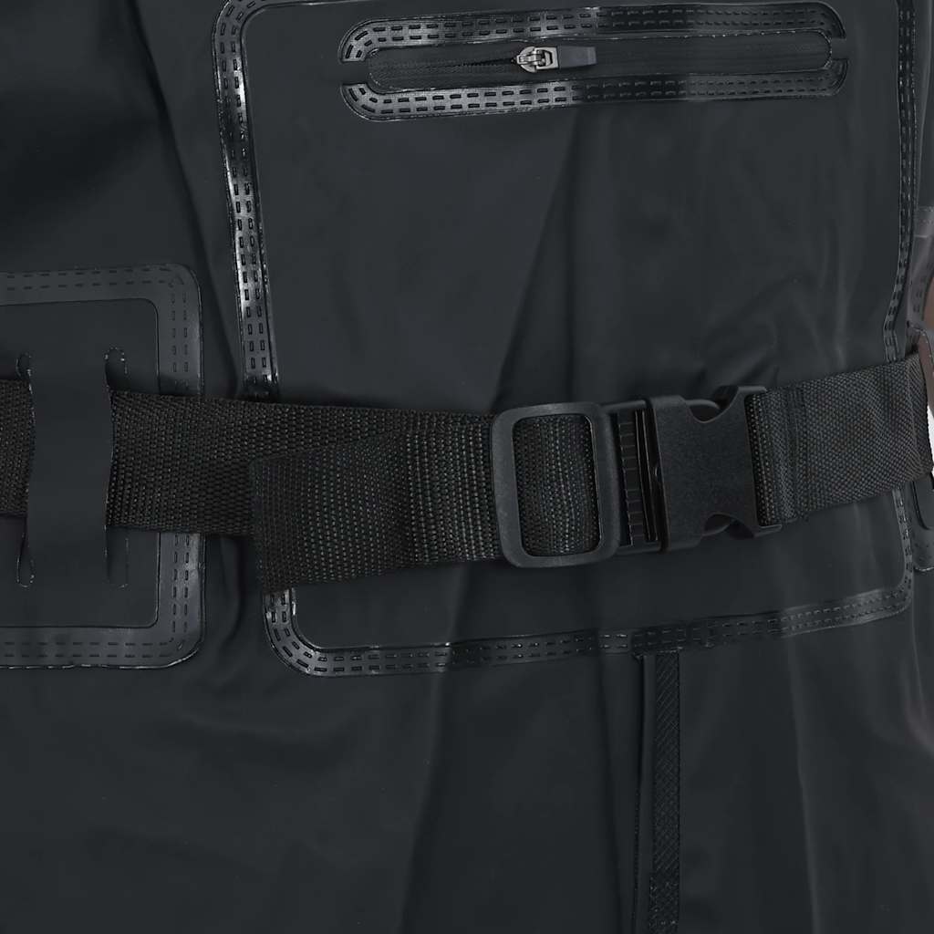 Wader con Stivali e Cintura Nero Taglia 46
