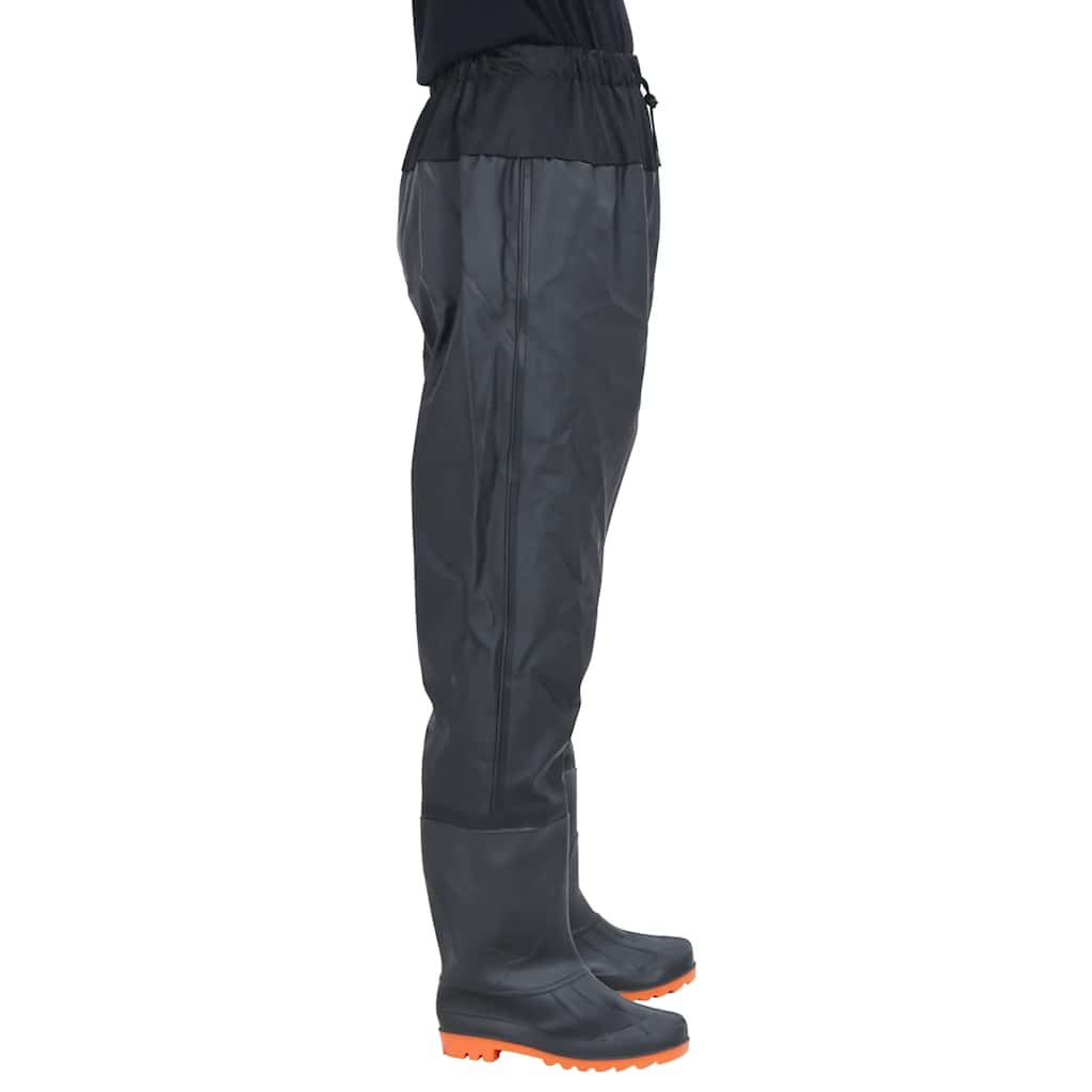 Wader da Pesca alla Vita con Stivali Nero Taglia 39
