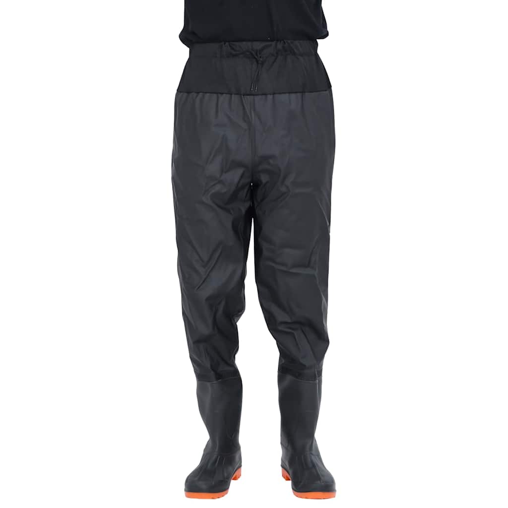 Wader da Pesca alla Vita con Stivali Nero Taglia 43