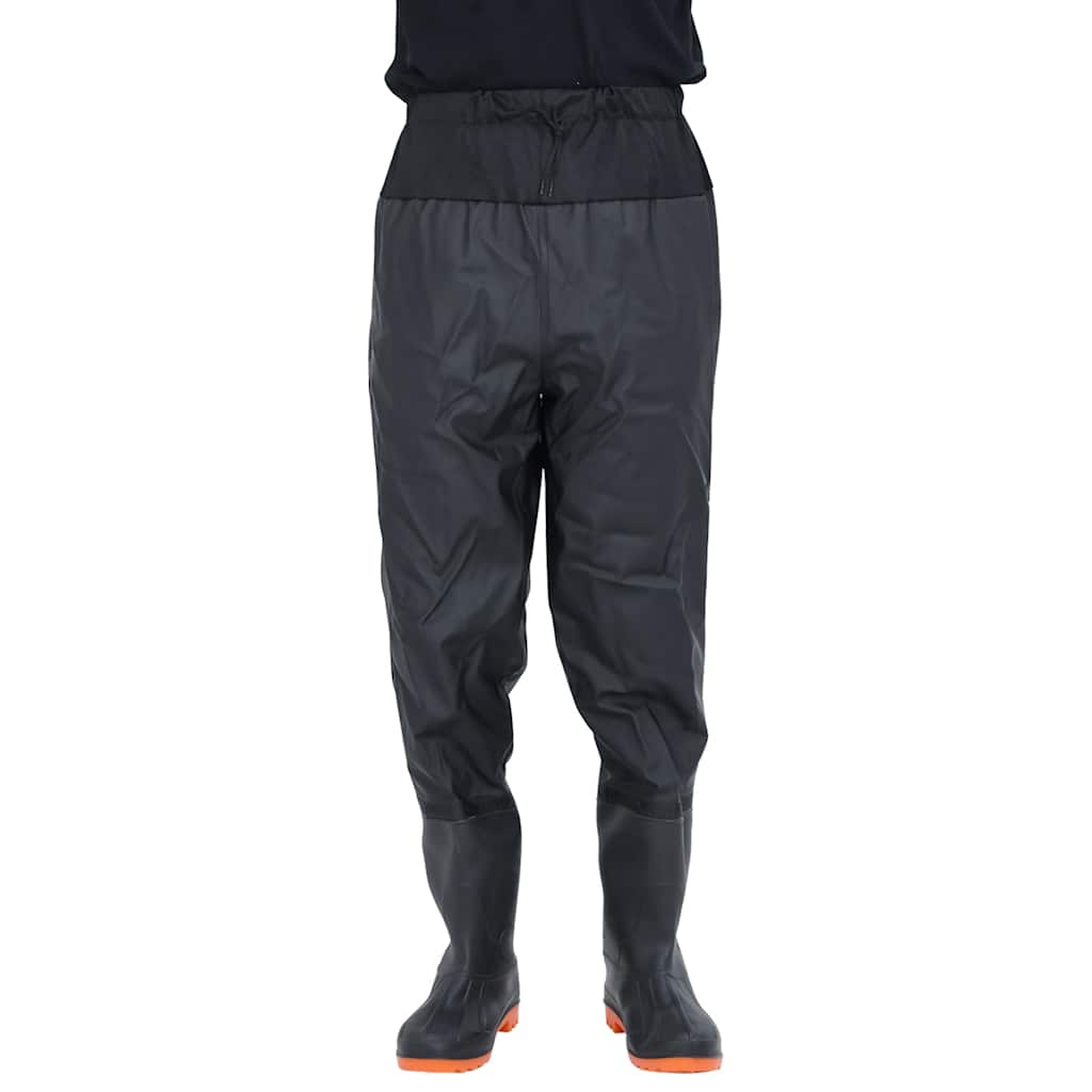 Wader da Pesca alla Vita con Stivali Nero Taglia 44