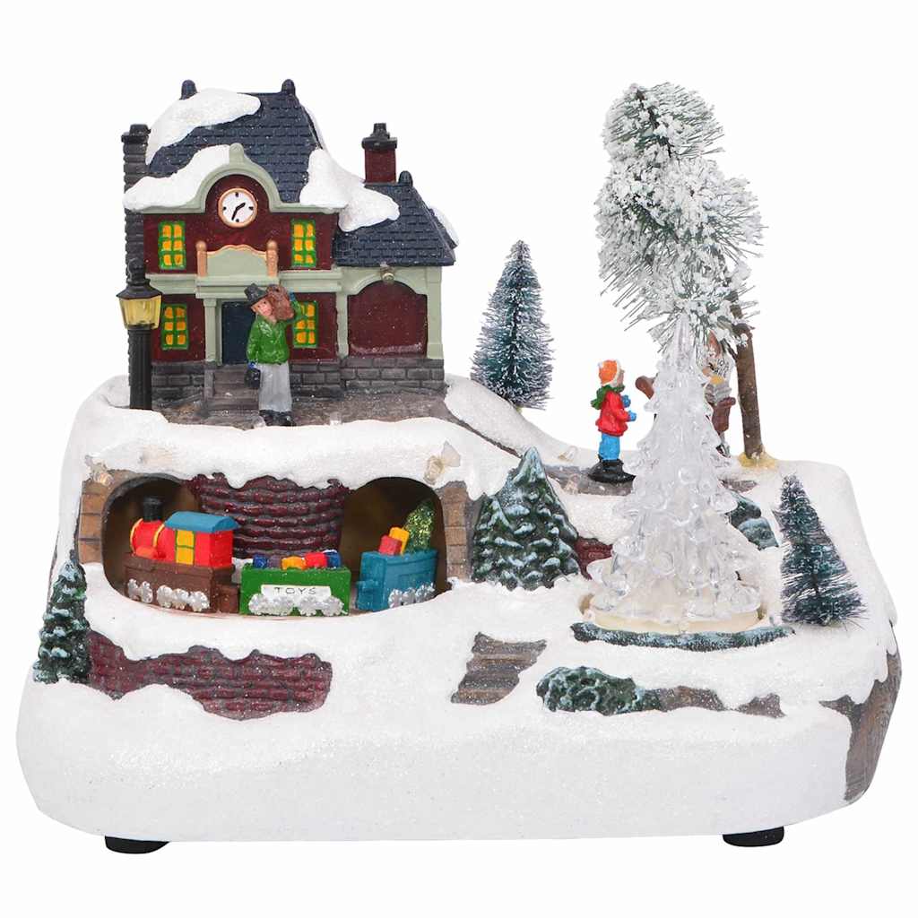Tavolo di Natale Multicolore 23,5 x 16 x 18,5 cm Resina