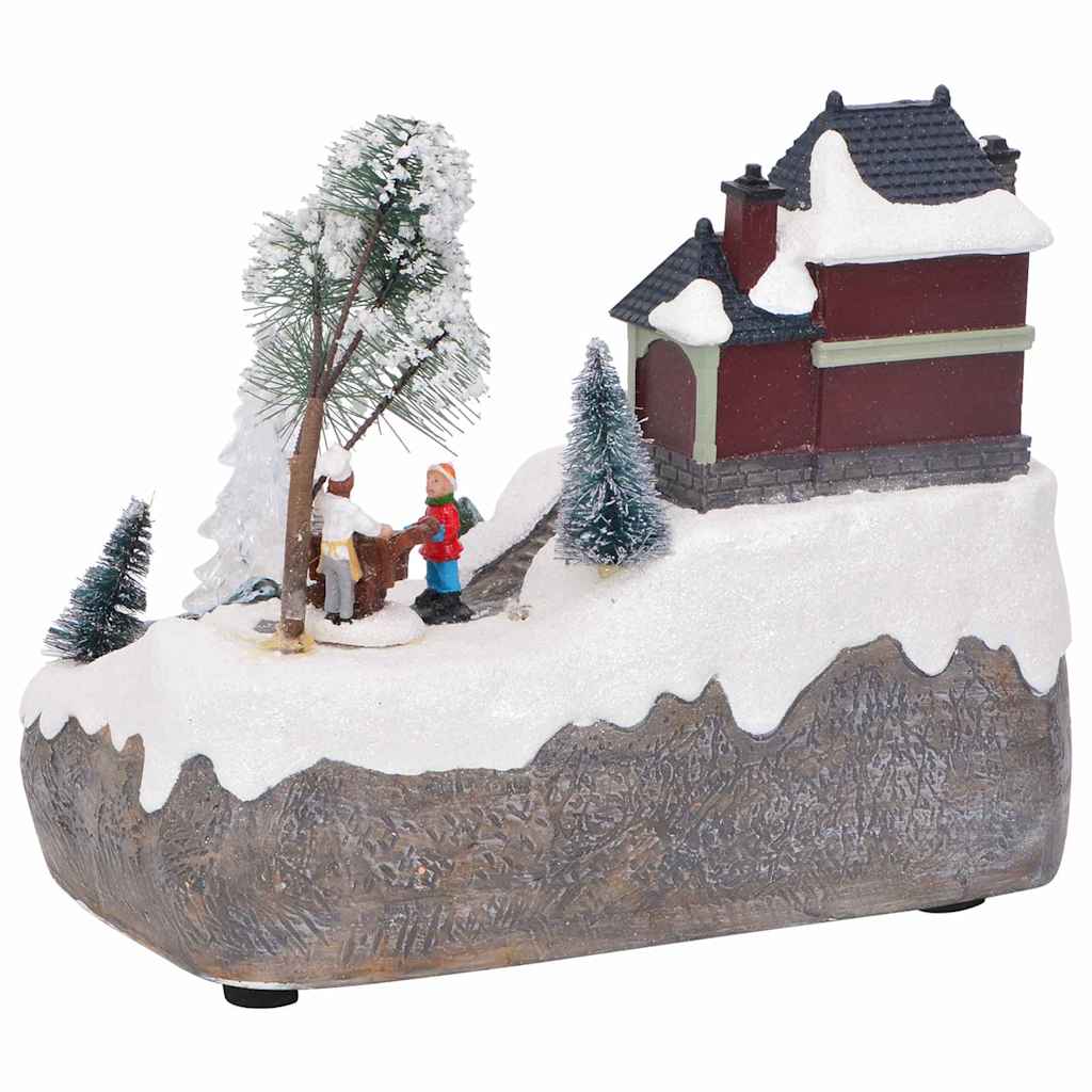 Tavolo di Natale Multicolore 23,5 x 16 x 18,5 cm Resina