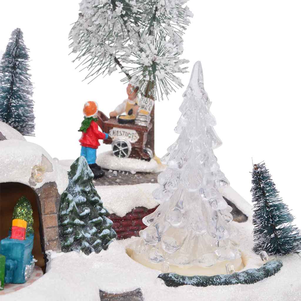 Tavolo di Natale Multicolore 23,5 x 16 x 18,5 cm Resina
