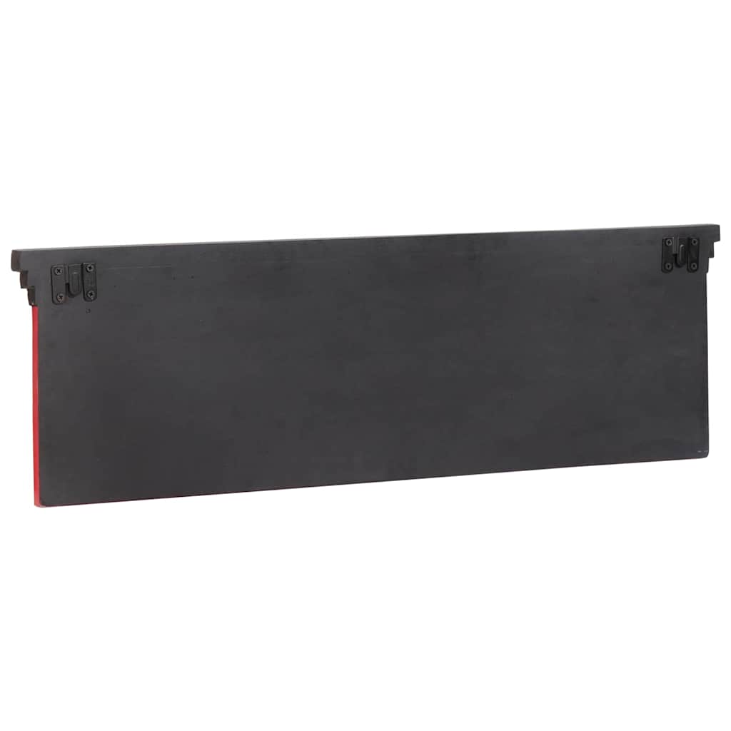 Appendiabiti Nero 80 x 25 x 2 cm Legno di mango massello
