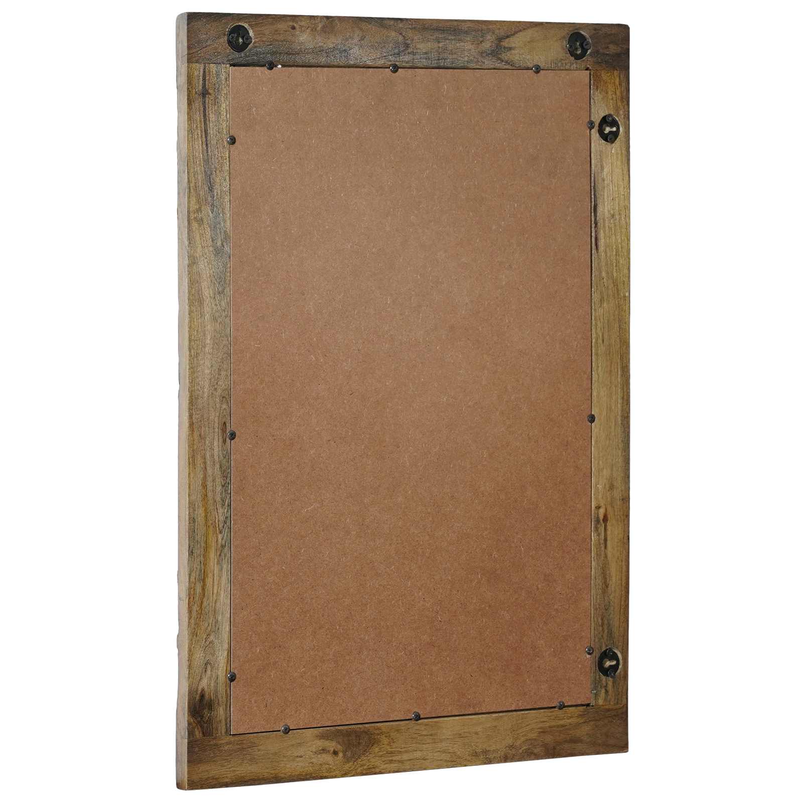 specchio da parete Marrone Noce 70 x 50 cm Rettangolare