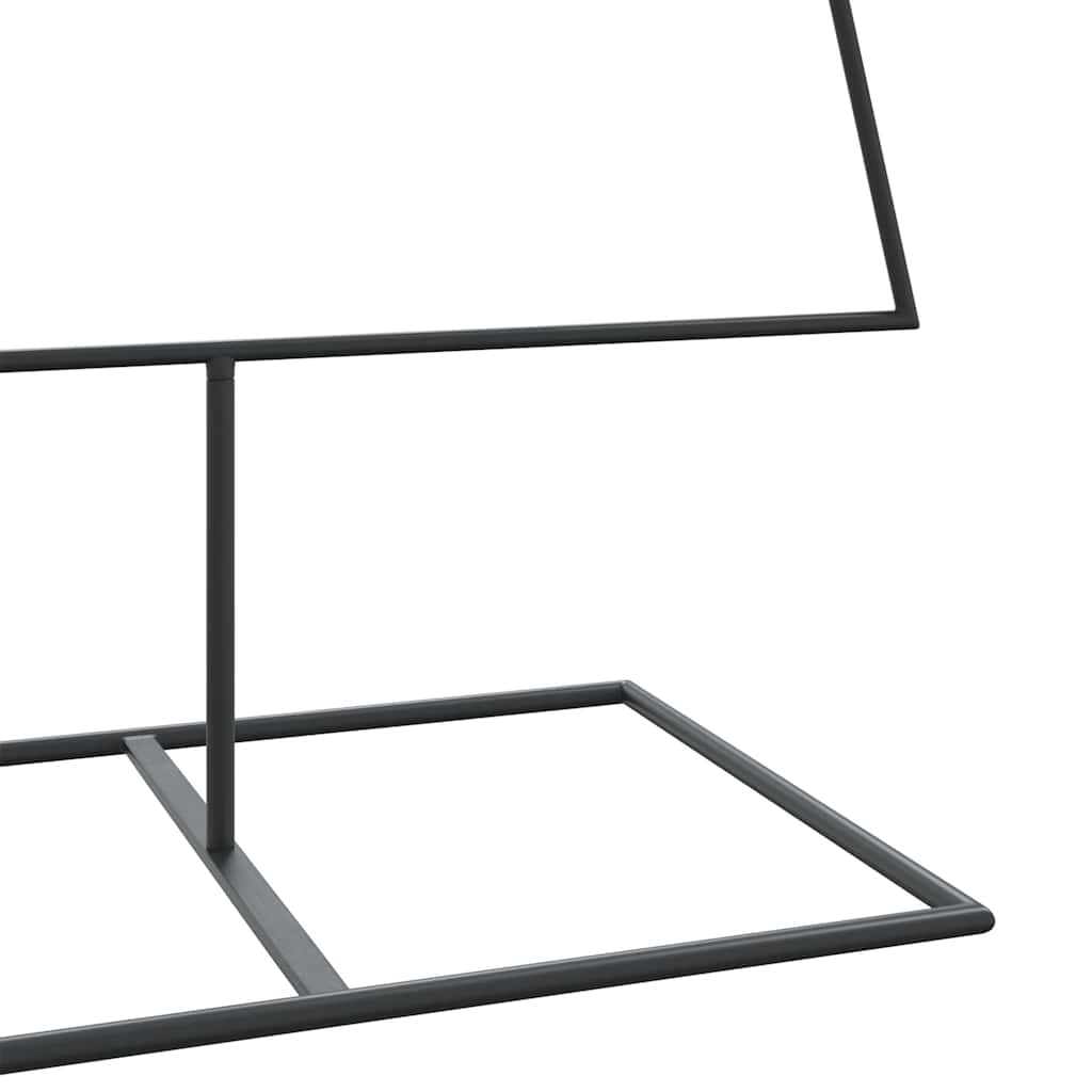 Albero di Natale Decorativo in Metallo Nero 180 cm