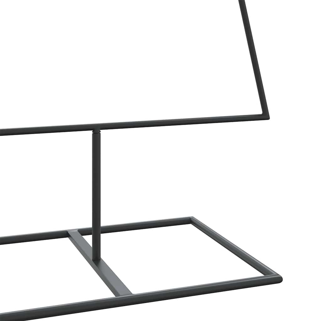 Albero di Natale Decorativo in Metallo Nero 150 cm