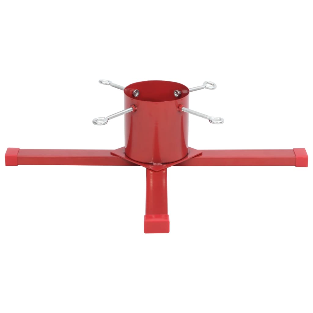 Supporto per Albero di Natale Rosso 61x61x15,5 cm