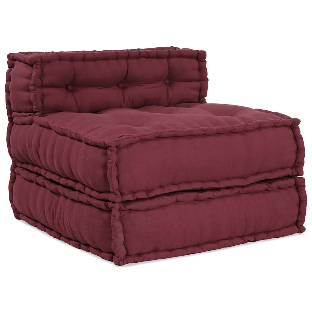 Divano Componibile Marrone Rossiccio 70x70x54 in Tessuto