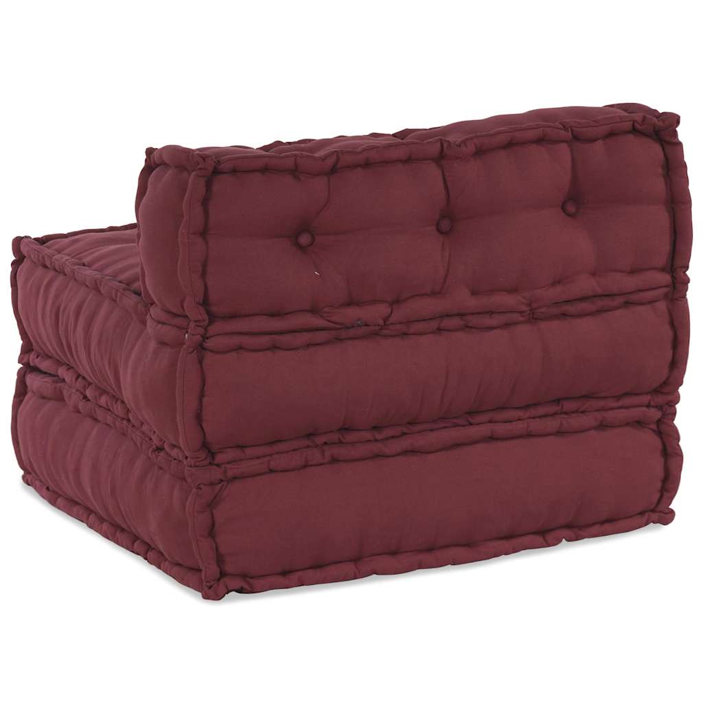 Divano Componibile Marrone Rossiccio 70x70x54 in Tessuto