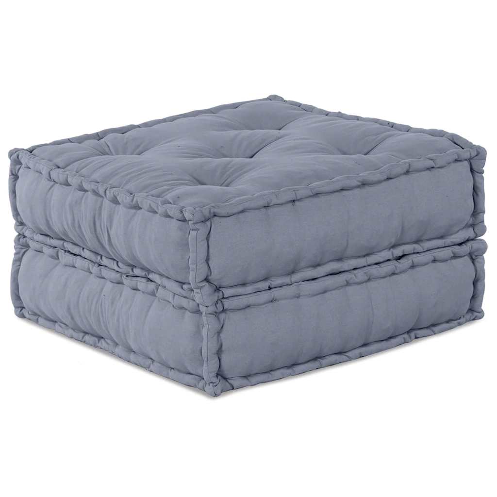 Unità di Divano Modulare Tessuto Grigio 70 x 70 x 36 cm