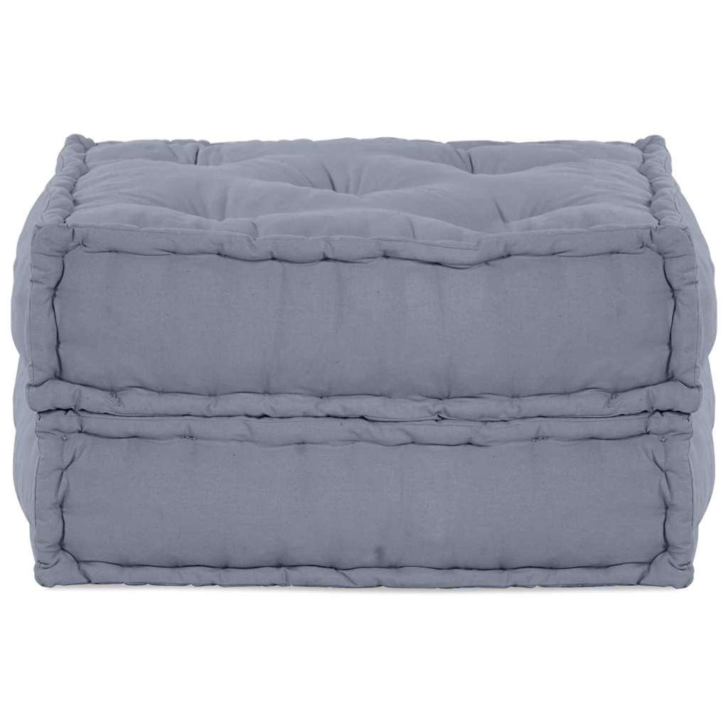 Unità di Divano Modulare Tessuto Grigio 70 x 70 x 36 cm