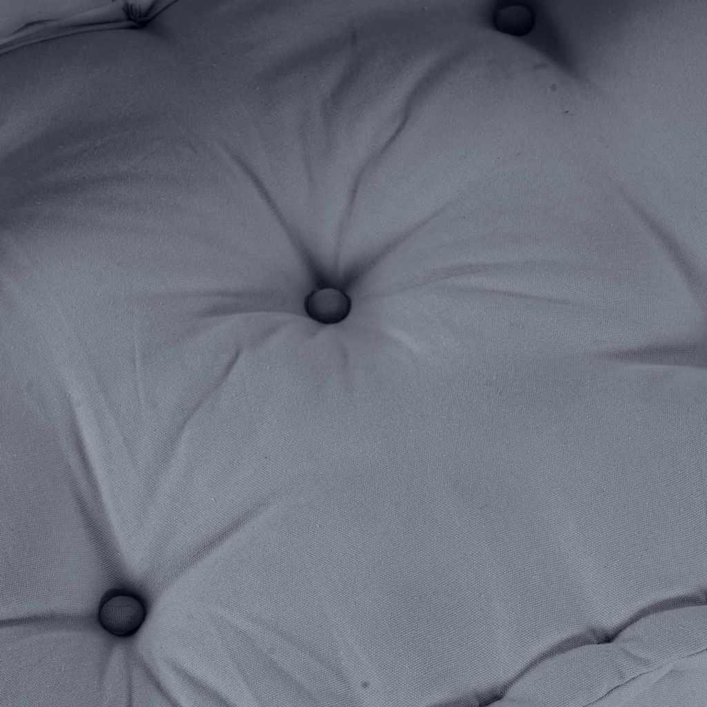 Unità di Divano Modulare Tessuto Grigio 70 x 70 x 36 cm