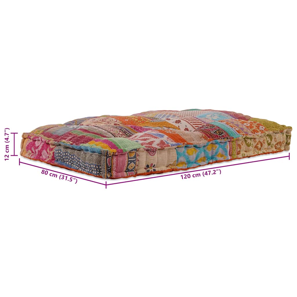 Cuscino per Divano Pallet Multicolore 120 x 80 x 12 cm Tessuto