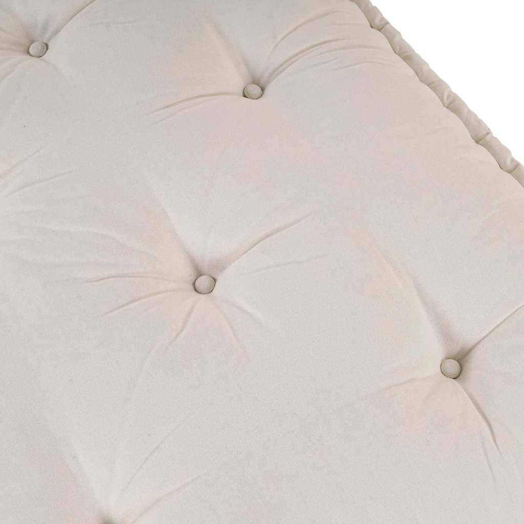 Cuscino per Divano Pallet Crema 120 x 80 x 12 cm Tessuto