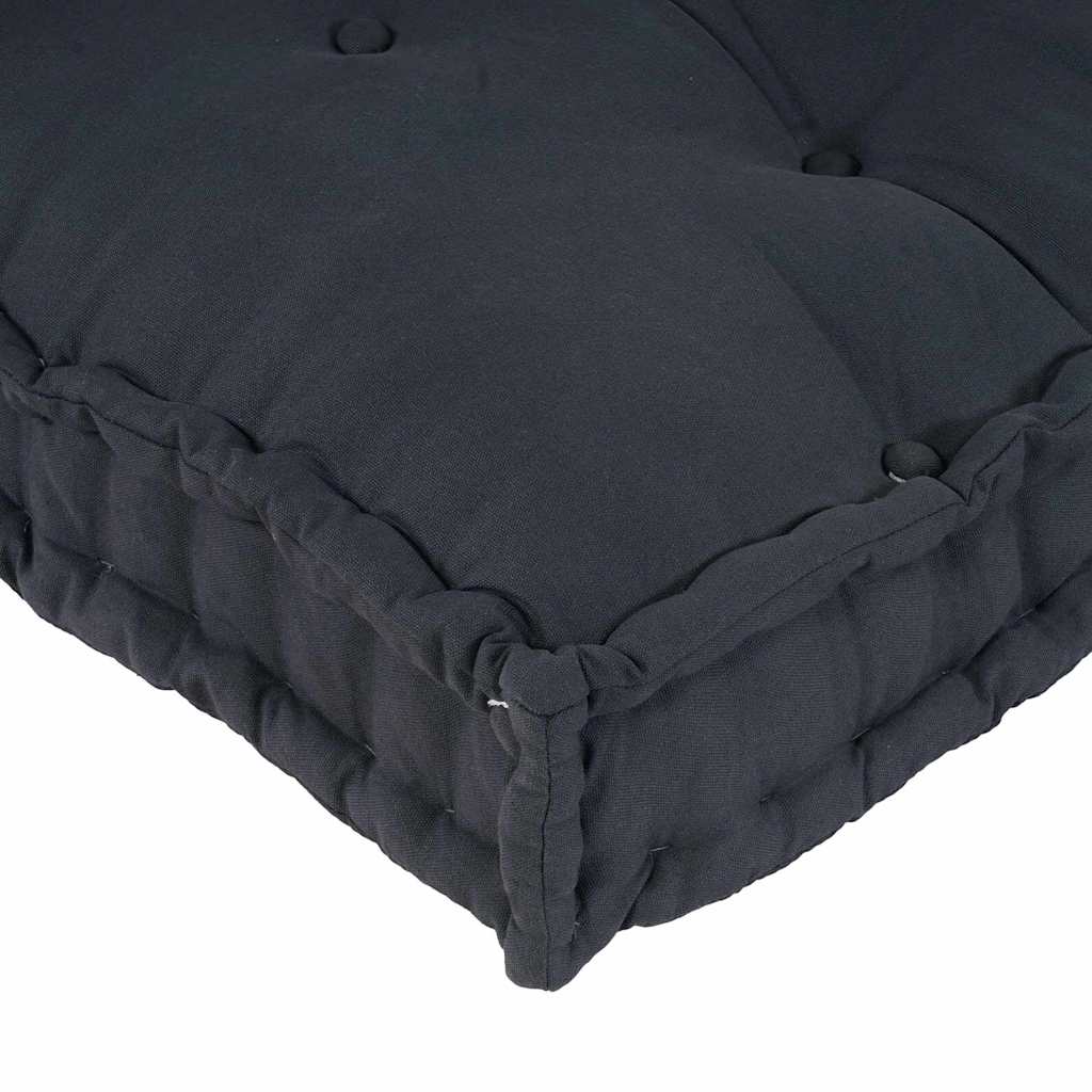 Cuscino per Divano Pallet 3 pz Tessuto Antracite