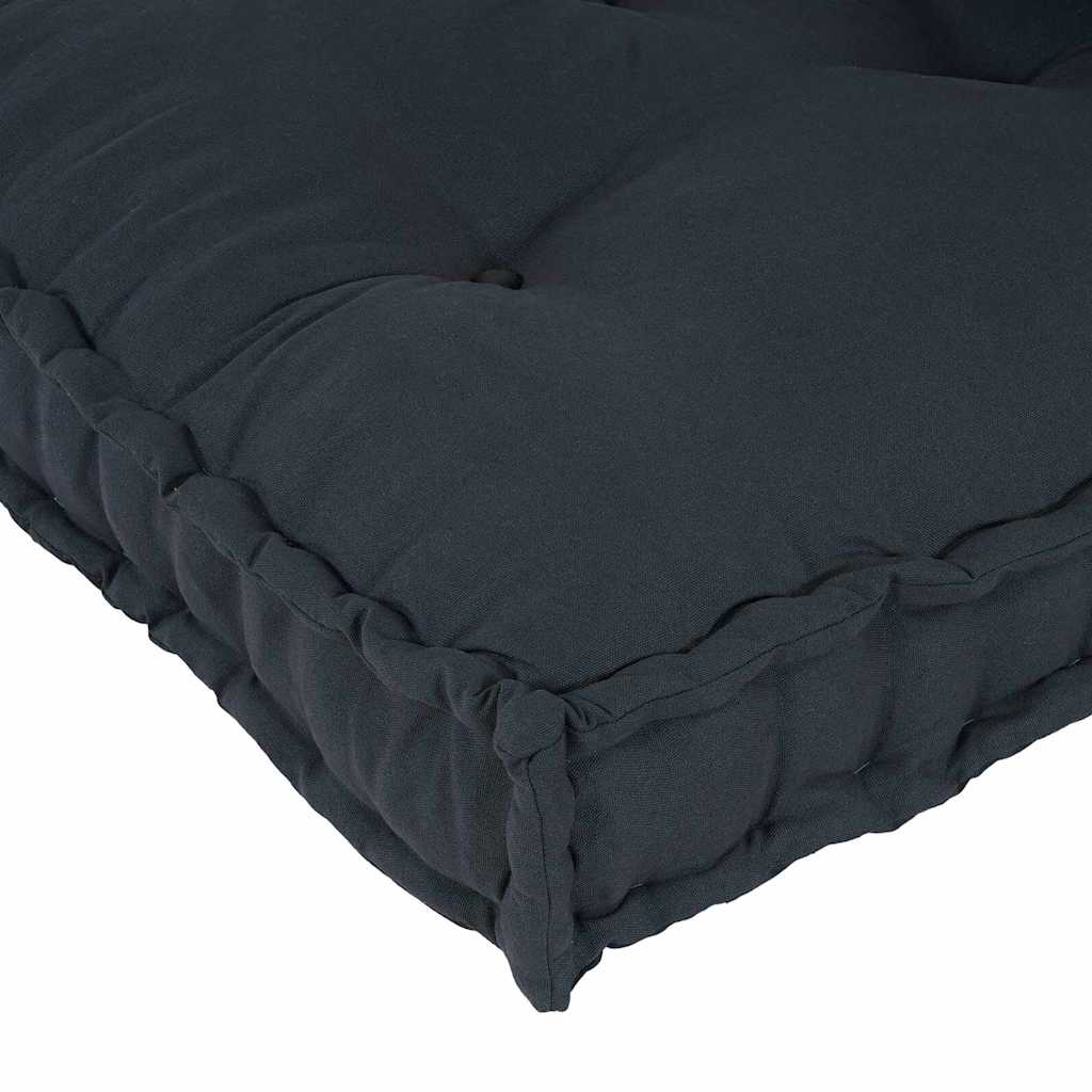 Cuscino per Divano Pallet 2 pz Tessuto Antracite