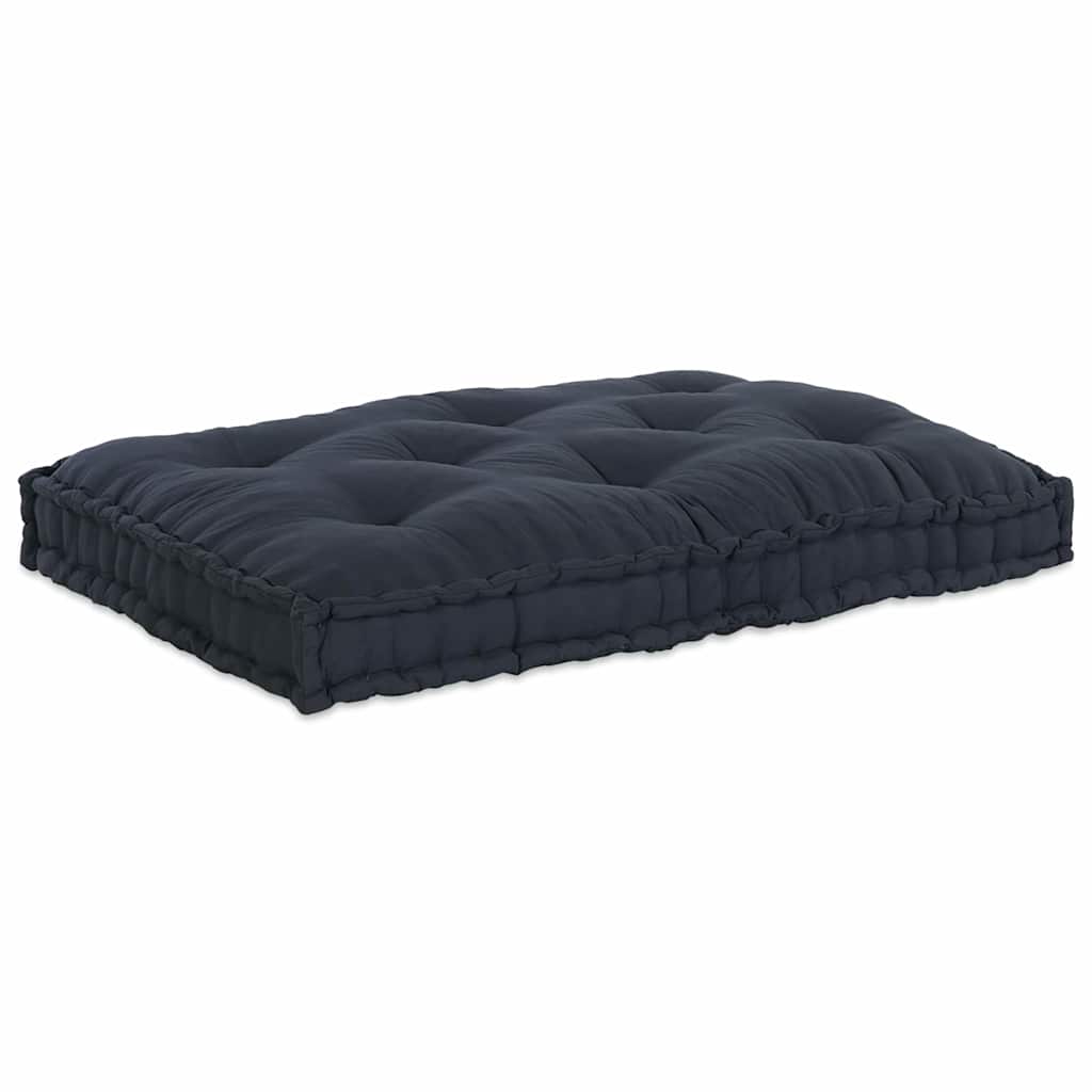 Cuscino per Divano Pallet Antracite 120 x 80 x 12 cm Tessuto