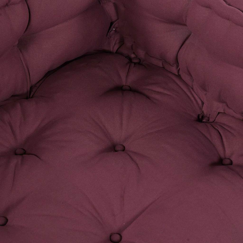Cuscino per Divano Pallet 3 pz Tessuto Bordeaux