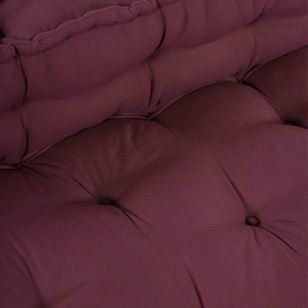 Cuscino per Divano Pallet 2 pz Tessuto Bordeaux