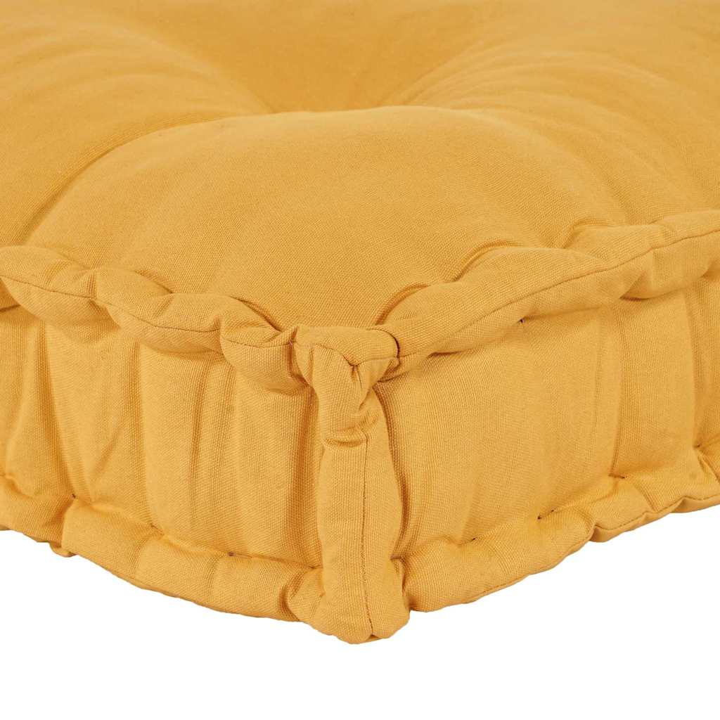 Cuscino per Divano Pallet Giallo 120 x 80 x 12 cm Tessuto